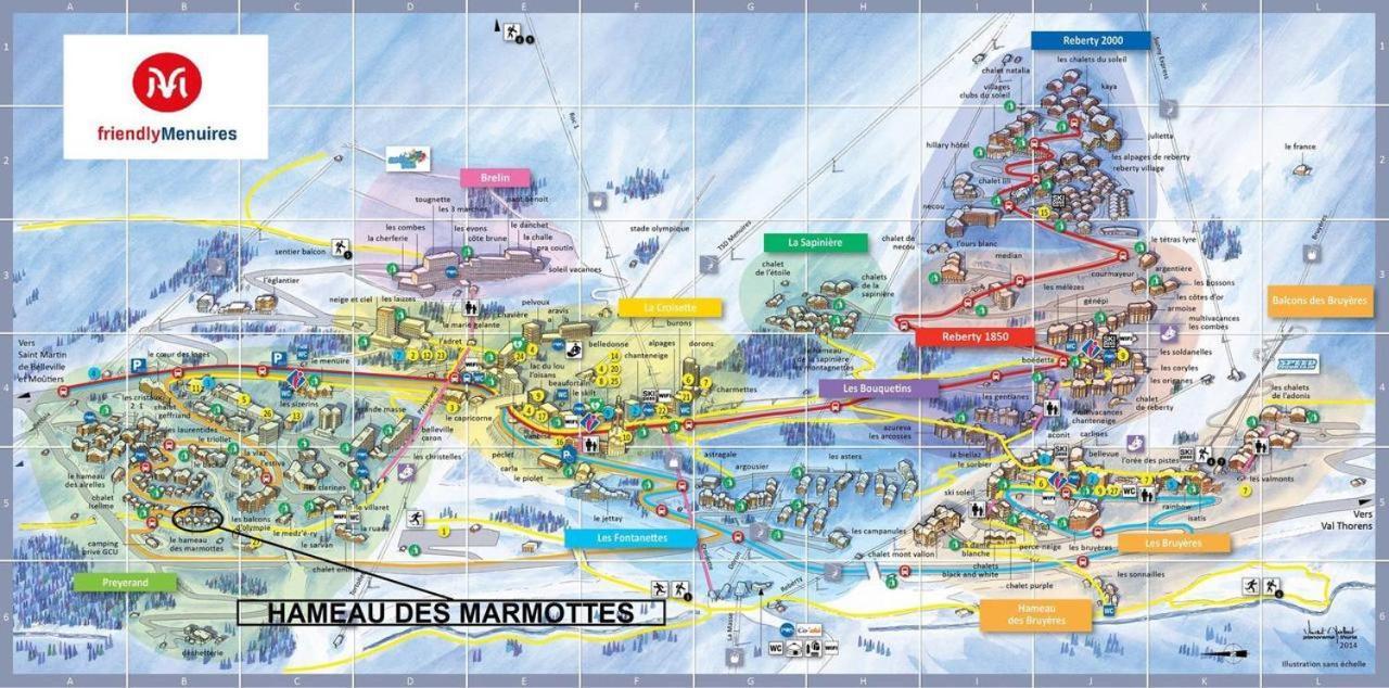 Chalet Ananas, Hameau Des Marmottes Сен-Мартен-де-Бельвиль Экстерьер фото